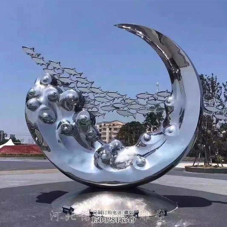金屬雕塑服務(wù)商，美陳雕塑，不銹鋼雕塑訂做