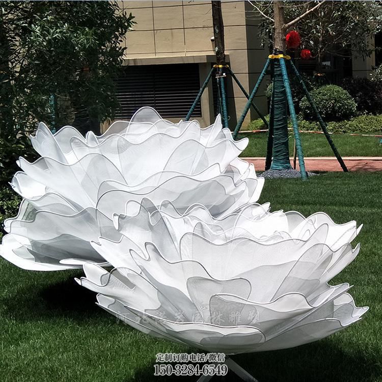 金屬雕塑供應(yīng)，花園小品，大型不銹鋼雕塑展品