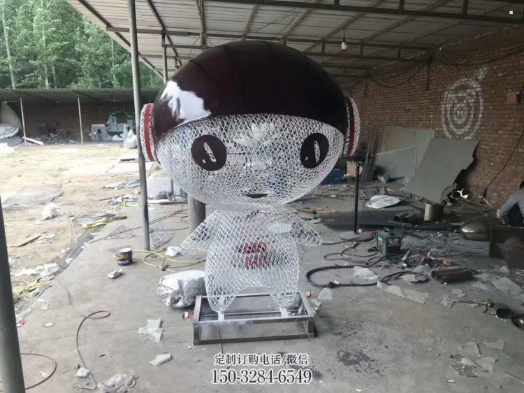 動(dòng)漫人物雕塑廠家，編織工藝，公園廣場(chǎng)戶外卡通人物雕塑